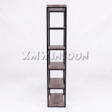 6 Shelf Metal MDF Bookcases Shelves With Metal Legs AE5020 & AE5030 