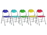 Grey Metal Frame Folding Chairs With Cushion AC0050 