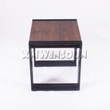 2 Piece Modern Metal Nesting Side Tables Set With MDF Top AB6020 