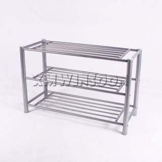 Metal Tube Shoe Rack For Small Spaces