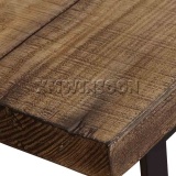 Magnesium Oxide Rectangle Dining Room Table With Bench Seat AA8010 